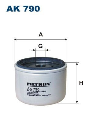 FILTRON AK 790 Air filter 52mm, 78mm, Filter Insert