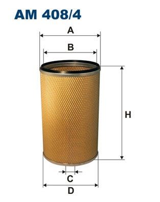FILTRON 197 mm Secondary Air Filter AM 408/4 buy