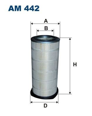 FILTRON AM 442 Air filter 603mm, 300mm, Filter Insert