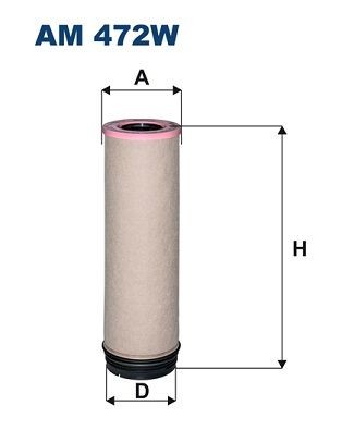 FILTRON AM 472W Secondary Air Filter 155,5, 137 mm