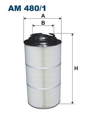 FILTRON AM 480/1 Air filter 650mm, 328mm, Filter Insert