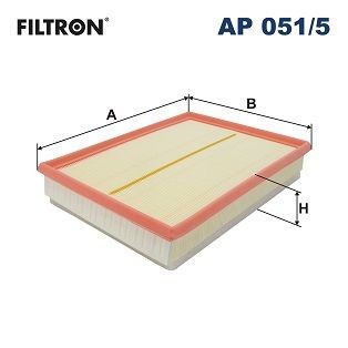 Original FILTRON Engine air filter AP 051/5 for OPEL MERIVA