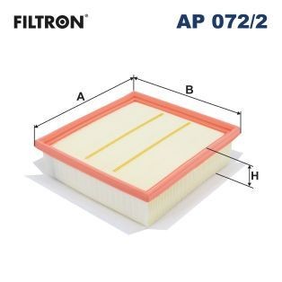 AP 072/2 FILTRON Air filters OPEL 57mm, 203mm, 213mm, Filter Insert