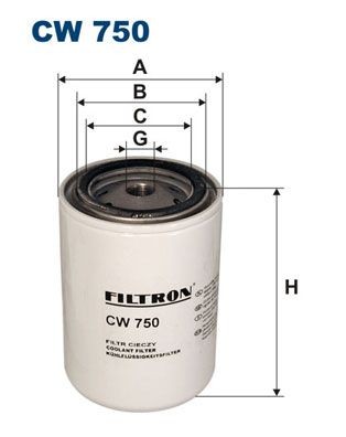 FILTRON CW750 Oil filter 1699830-7