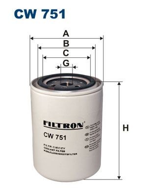 FILTRON CW751 Coolant Filter 736 7045