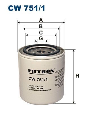 CW 751/1 FILTRON Kühlmittelfilter für MAGIRUS-DEUTZ online bestellen