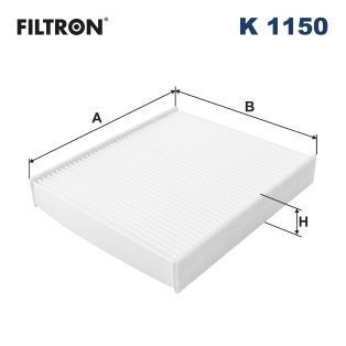 K 1150 FILTRON Pollen filter FORD Particulate Filter, 234 mm x 209 mm x 36 mm