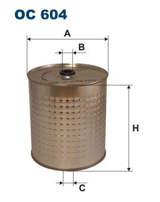 FILTRON Filter Insert Inner Diameter 2: 14mm, Ø: 111mm, Height: 125mm Oil filters OC 604 buy