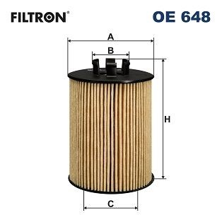 OE648 Oil filter OE 648 FILTRON Filter Insert