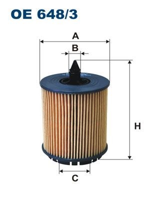 Great value for money - FILTRON Oil filter OE 648/3