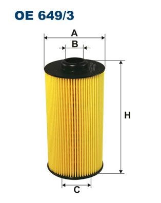 Original FILTRON Oil filters OE 649/3 for BMW Z8
