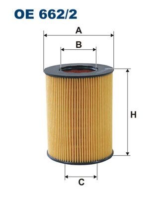 FILTRON Filter Insert Inner Diameter 2: 42mm, Ø: 82mm, Height: 104mm Oil filters OE 662/2 buy