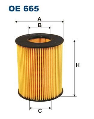 Original FILTRON Oil filters OE 665 for FORD S-MAX