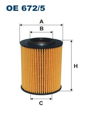 Great value for money - FILTRON Oil filter OE 672/5