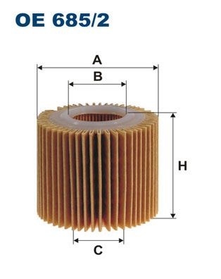 Great value for money - FILTRON Oil filter OE 685/2