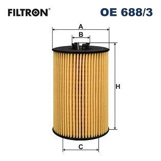 OE688/3 Oil filter OE 688/3 FILTRON Filter Insert