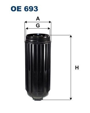 FILTRON S 126 X 4, Spin-on Filter, Filter Insert Ø: 138mm, Height: 348mm Oil filters OE 693 buy