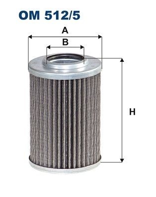 FILTRON OM512/5 Hydraulic Filter, automatic transmission 2702898