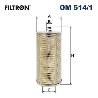 FILTRON Filter Insert Inner Diameter 2: 13,5, 56mm, Ø: 120mm, Height: 270mm Oil filters OM 514/1 buy