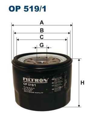 FILTRON OP519/1 Oil filter 8-94360-419-0