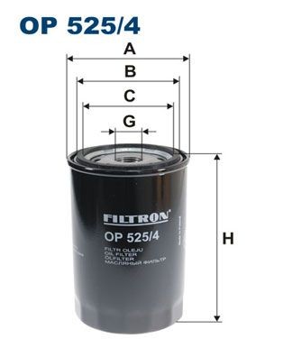 Original OP 525/4 FILTRON Oil filters AUDI