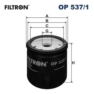 Original FILTRON Oil filters OP 537/1 for ALFA ROMEO 146