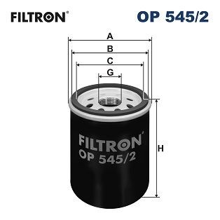 OP545/2 Oil filter OP 545/2 FILTRON M20x1.5, Spin-on Filter