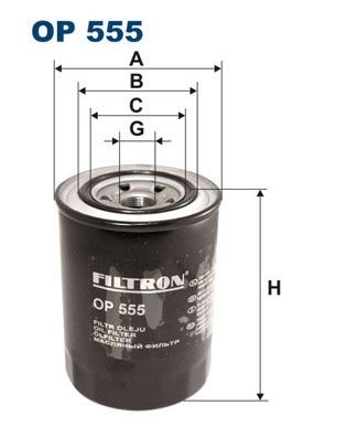 FILTRON OP555 Oil filter MD 013661