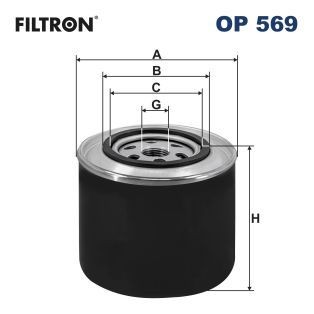 FILTRON OP569 Oil filter 5012 554