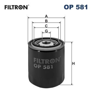 OP 581 FILTRON Oil filters SUBARU 3/4-16 UNF, Spin-on Filter