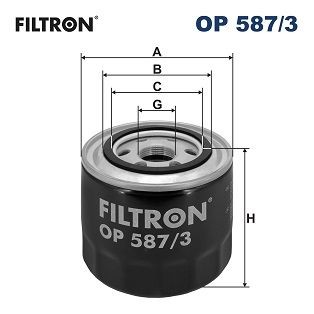 FILTRON OP587/3 Oil filter MZ690411