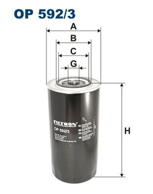 FILTRON 1-12 UNF, Spin-on Filter Inner Diameter 2: 72, 62mm, Ø: 110,5mm, Height: 212mm Oil filters OP 592/3 buy