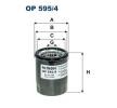 Oil Filter OP 595/4 — current discounts on top quality OE 90915-YZZS2 spare parts