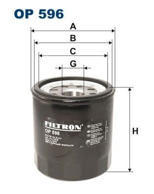 Great value for money - FILTRON Oil filter OP 596