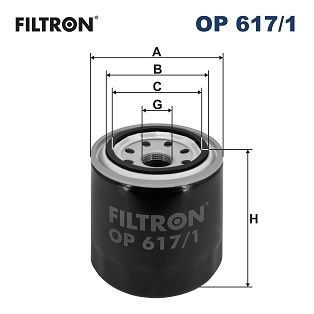 FILTRON OP 617/1 Oil filter M 20 X 1.5, Spin-on Filter