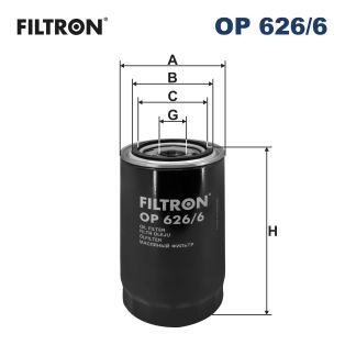 FILTRON OP626/6 Oil filter 84228510