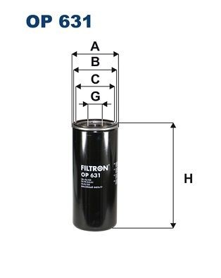 FILTRON OP631 Oil filter 1-13240-131-0