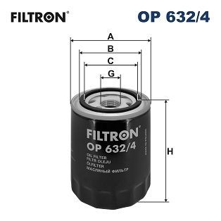 FILTRON OP 632/4 Oil filter M 26 X 1.5, Spin-on Filter