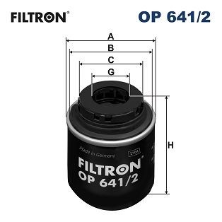 OP641/2 Oil filter OP 641/2 FILTRON 3/4-16 UNF, Spin-on Filter