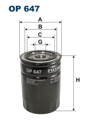 FILTRON OP 647 Ölfilter für MAGIRUS-DEUTZ D-Series LKW in Original Qualität