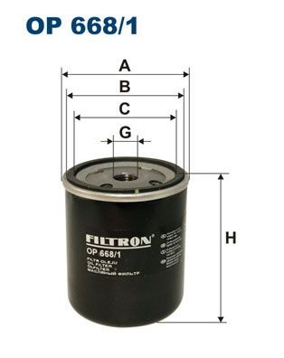 FILTRON with overpressure valve Transmission Filter OP 668/1 buy