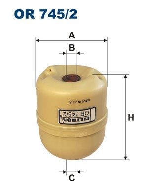 FILTRON Zentrifuge Innendurchmesser: 14mm, Innendurchmesser 2: 14mm, Ø: 98mm, Höhe: 122mm Ölfilter OR 745/2 kaufen
