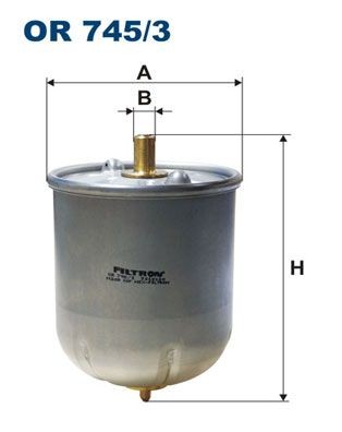 FILTRON Zentrifuge Innendurchmesser: 11mm, Ø: 97mm, Höhe: 147mm Ölfilter OR 745/3 kaufen