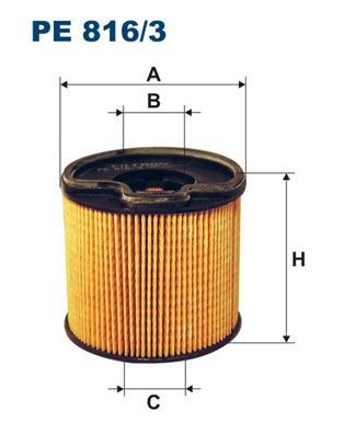 FILTRON Filter Insert Height: 75mm Inline fuel filter PE 816/3 buy
