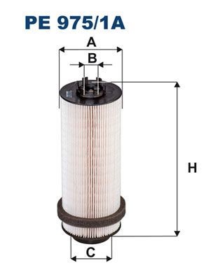 FILTRON Filter Insert Height: 250mm Inline fuel filter PE 975/1A buy