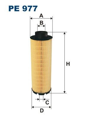 FILTRON Filter Insert Height: 229,5mm Inline fuel filter PE 977 buy