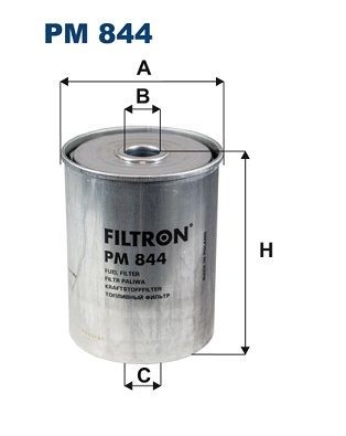 Original FILTRON Fuel filters PM 844 for PEUGEOT 205