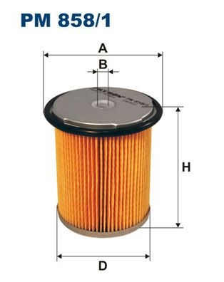 FILTRON Filter Insert Height: 85,5mm Inline fuel filter PM 858/1 buy