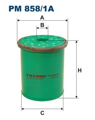 FILTRON Filter Insert Height: 86,5mm Inline fuel filter PM 858/1A buy