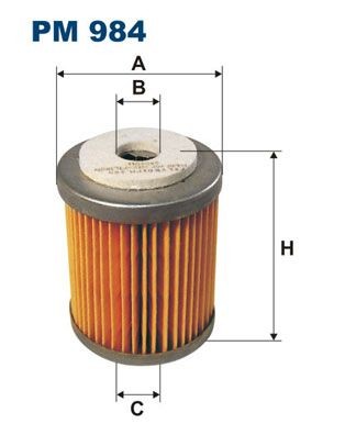 FILTRON PM984 Fuel filter A001 835 31 47